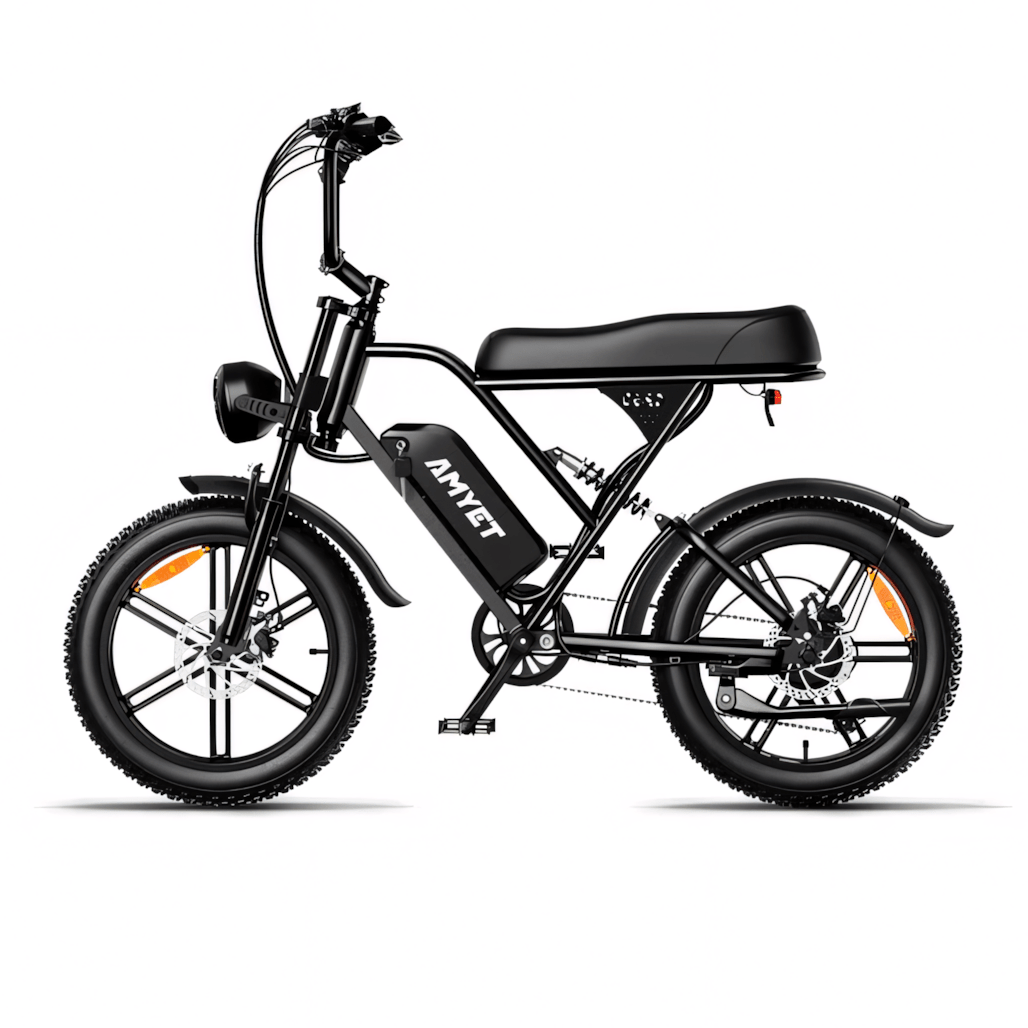 AMYET V9 - G60 1000W 20" Electric Mountain Bike - The Wright Bikes
